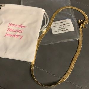 Jennifer Zeuner Gold Allie necklace Rachel Zoe Curateur
